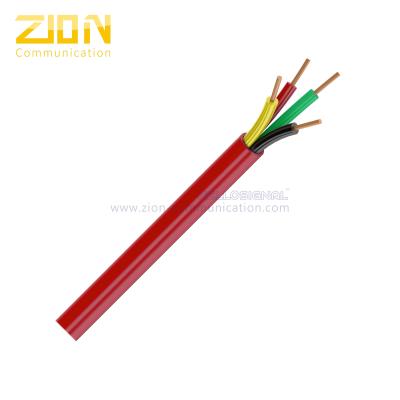 China 16AWG 4 Core Fire Alarm Cable Solid Bare Copper Conductor with Non-Penum PVC for sale