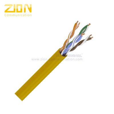 Chine Fumée du câble 350MHz 24AWG 4PR de réseau de LSZH UTP CAT5E basse zéro vestes d'halogène à vendre