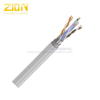 China SFTP CAT6 Network Cable 23 AWG , 550 MHz CAT6 Patch Cable With PVC Jacket , TC Wire for sale