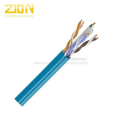 China High Frequency Ethernet CAT6 Network Cable With Polyethylene Cross Filler , Four Pairs for sale