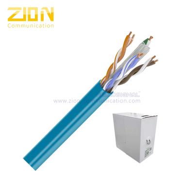 China Cable de la red de UTP CAT6, cable de Gigabit Ethernet con el conductor de cobre desnudo sólido en venta