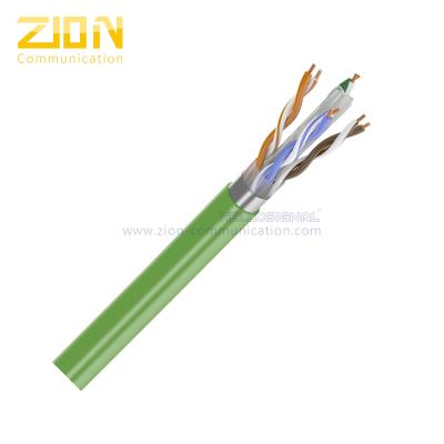 China FTP CAT6 Shielded Cable / 4 Pairs Category 6 Ethernet Cable With Soild Copper Conductor for sale