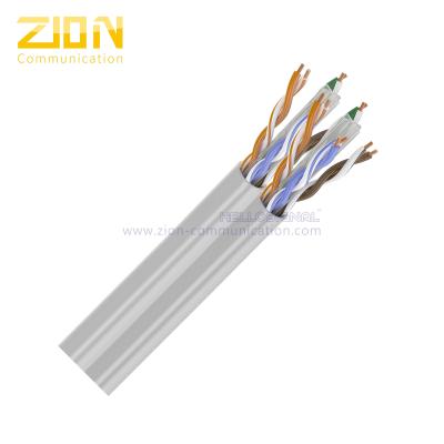 China Chaqueta U del CMP del PVC/cable dual de la red CAT6 A.C. CAT6 de UTP para la telecomunicación en venta