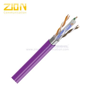 China F / UTP Dual Jacket Network Patch Cable CAT 6A BC PE Twisted Pair Installation for sale