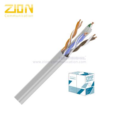 China U / UTP CAT6 Network Cable , 4 Pairs CCA Conductor Cat6 Ethernet Cable for sale