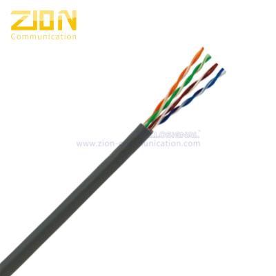 China UL Industrial CAT5e Cable , Industrial Automation Cables Grey Jacket for sale