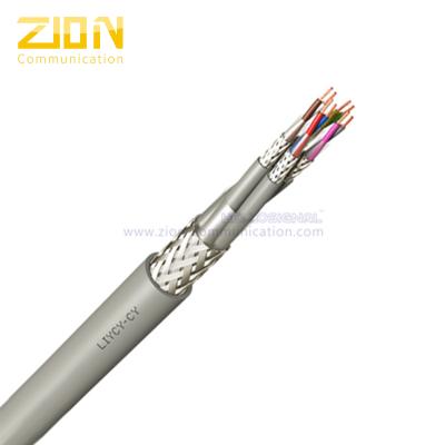 China Separate Screened Data Transmission Cable Braid Made Of Tinned Copper Round Wire Special PVC for sale