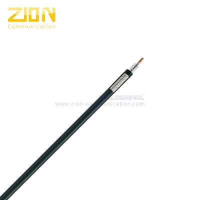 China 195 de pequeñas pérdidas con el conductor de cobre desnudo de 0.94m m cable coaxial de la señal de 50 ohmios en venta