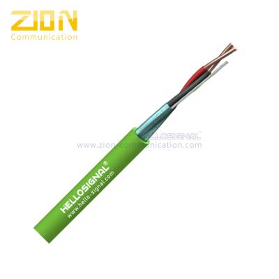 China 1 Pair LSZH Green Jacket 1mm Knx Cable for sale