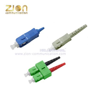 中国 SC繊維のコネクター-中国の製造業者からの光ファイバケーブル アセンブリ- Zionコミュニケーション 販売のため