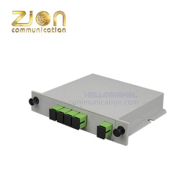 China Divisor 1X4/8/16 LGX da fibra do PLC, único modo, divisor ótico da fibra com conexão de SC/FC/LC/ST à venda