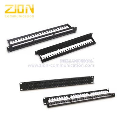 China Patch Panel 19inch, 48 ports blank 1U Rackmount , Date Center Accessories , from China Manufacturer - Zion Communiation for sale