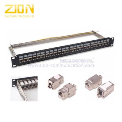 China Patch Panel ZCPP199/200-24 Ports Cat6 for Rack , Date Center Accessories , from China Manufacturer - Zion Communiation for sale