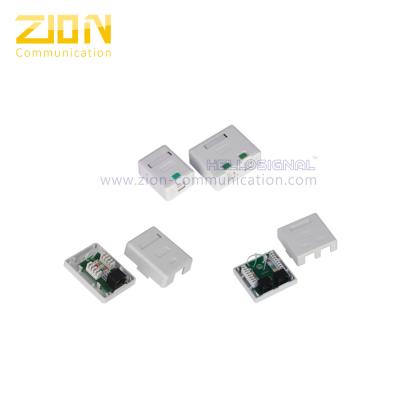 China RJ45 Surface Mount Box, Conductor Modular Box , from China Manufacturer - Zion Communiation for sale