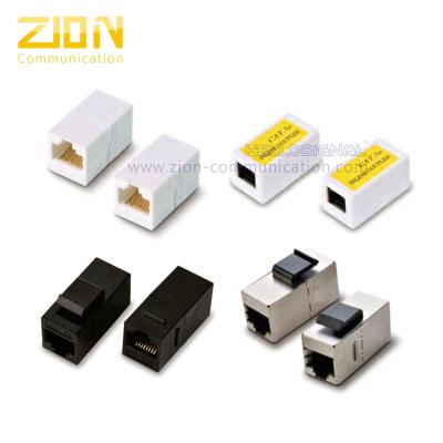 China UTP/FTP Jack Coupler trapezoidal ZCM221-228, piedra angular, Ethernet, del fabricante de China - Zion Communiation en venta