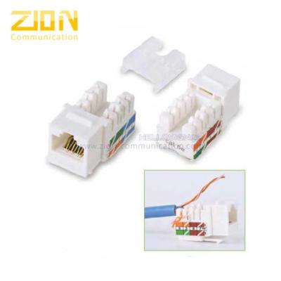 China UTP RJ45 90 degree ZCM265-C5/6/6A Keystone Jack , Ethernet , from China Manufacturer - Zion Communiation for sale