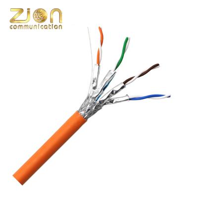 China S/FTP CAT 7 PVC Network Cable ,600Mhz,10Gbps, Copper conductor, sftp cat7 ethernet cable, cat7 lan cable NO 7112402 for sale