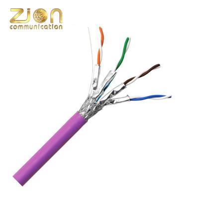 China S/FTP CAT 7 LSZH Network Cable ,600Mhz,10Gbps, Copper conductor, sftp cat7 ethernet cable, cat7 lan cable NO 7112406 for sale