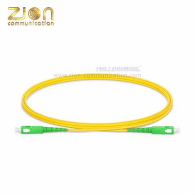China Sc Apc do revestimento de PVC modo de cabos de remendo ao único G.652.D do Sc Apc à venda