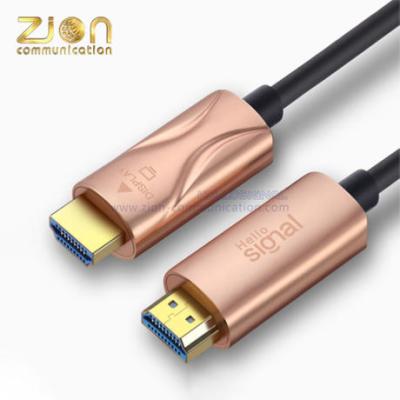 China HDMI 2.0 4K Fiber Optic Cable With PVC Jacket for sale