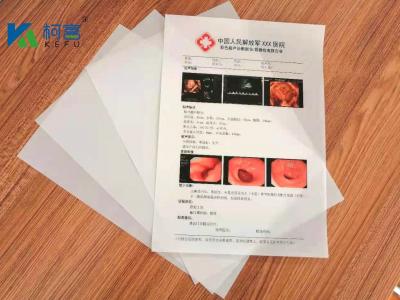 중국 125 Microns PET X Ray Film Semi Transparency Sheets For Inkjet Printers 판매용