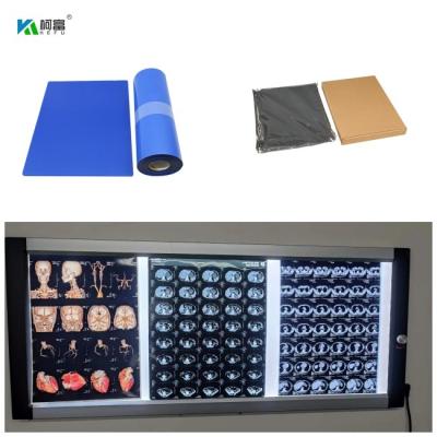 China Blue Base Dry Inkjet Medical X Ray Films DR CT MRI Dye Ink 8x10 A4 A3 100 Sheets for sale