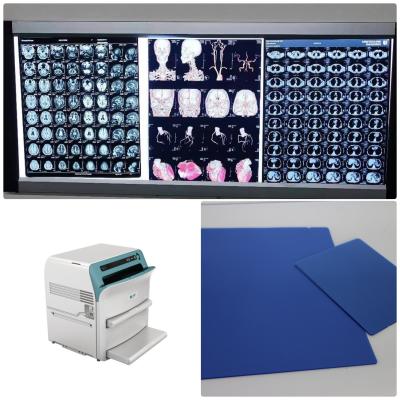 China 25cmx30cm Medical Thermal Imaging Film Blue X Ray Film For Radiology Dept for sale