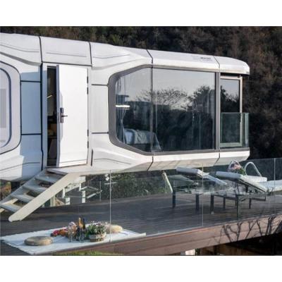 China Aluminum Space Capsule Mobile Integrated House With Modern Design Style for sale