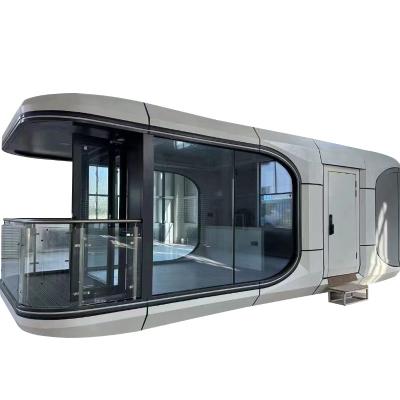 China Space Saving Smart Removable Prefab Villa Capsule Room With Kitchen Soundproof for sale