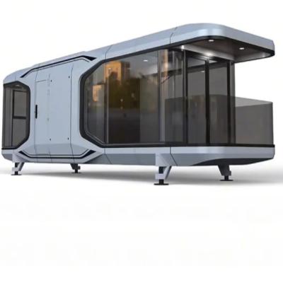 China Glass Moving House Modern Prefab House With Online Technical Support for sale