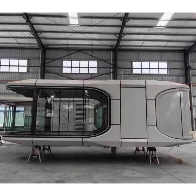 China Prefab Space Capsule Bedroom Hotel Cabin Modular Folding Tiny Container House for Apartment for sale