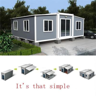 China Steel Structure Frame Welded Luxury Prefab Container House 5800*6400*2530mm for sale