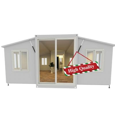 China Prefabricated Luxury Living Expandable Container House Steel Structure Frame Welded for sale