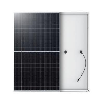 China 390W 400W 450W 500W Perc Solar Glass PV Module Monocrystalline Double Sided Panel For Home System 144 Half Cell 166mmx166mm for sale