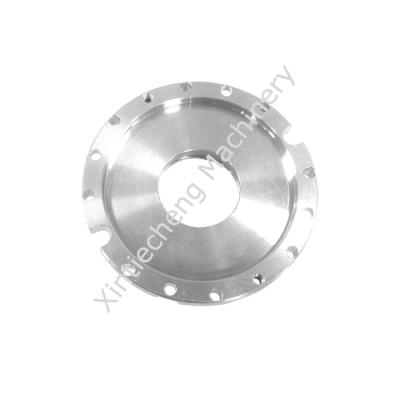 China Aluminum Alloy Reducer Side Bearing End Caps Silver Custom Aluminum Parts for sale