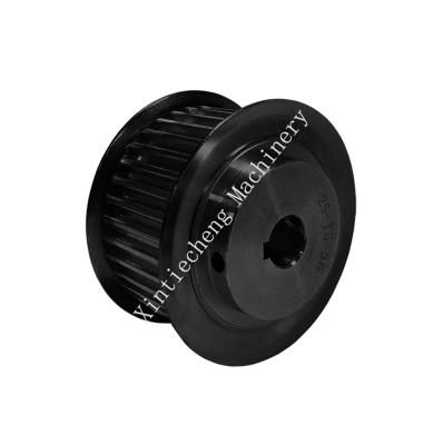 China Black Synchronous Aluminum Timing Pulley Anodic Oxidation ISO9001 for sale
