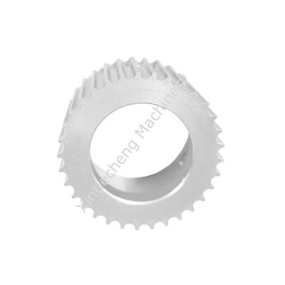 China ODM 3M Toothed Pulley Wheel Zilveren de TimingsRiemschijf van de Aluminium Anodeoxydatie Te koop