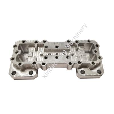 China Silver CNC 5G Microwave Cavity Filter Sandblasting Anodizing Custom CNC Parts for sale