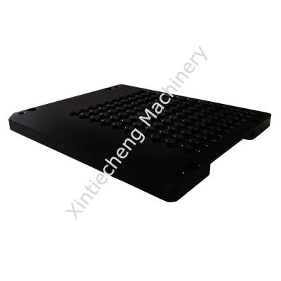 China Black Aluminum 6063 Medical Equipment Parts Board Customized Make CNC for sale