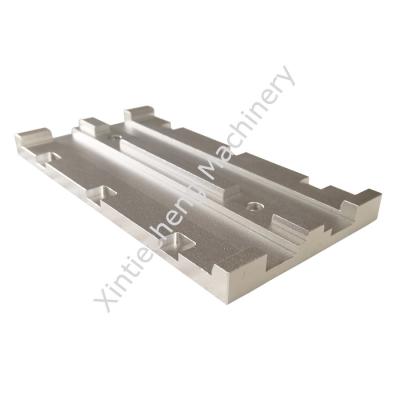 China Silver CNC Steel Connector Plates Anodic Oxidation High Precision Processing for sale