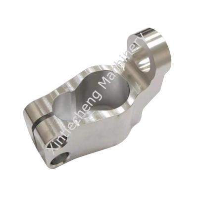 China Silver Aluminum Precision 5 Axis CNC Machining Parts Anodic Oxidation for sale