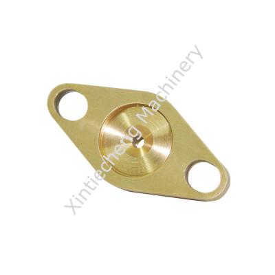 China OEM CNC Food Machinery Parts Stainless Steel Copper Plated Finishing Copper for sale