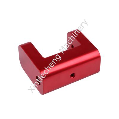 China Red CNC Medical Machined Parts Anodized Aluminum Turned Parts for sale