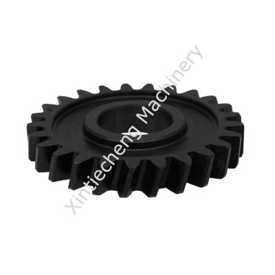 China Black Hobbing Helical Gears Cast Steel High Precision Gears High Transmission Speed for sale