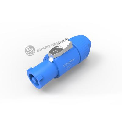 China IP44 Indoor Circular Power Connector Male Plug Powercon Electrical for sale