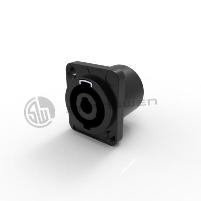 China Chassis 4 pin Speaker Conector masculino Bloqueio de fecho de plástico em forma de D à venda