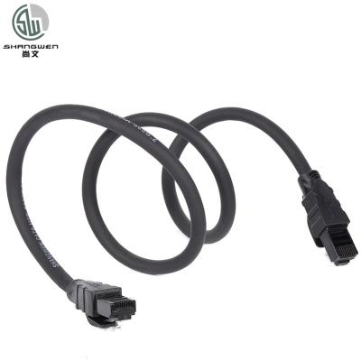 China OEM Cable Ethernet de cobre desnudo, red de cable de parche 24AWG 4P Cat5e en venta