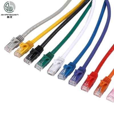 China Rj45 Cat6 Cat6a Cat5E UTP Cable de conexión 1m 3m 5m Cable de red informática en venta