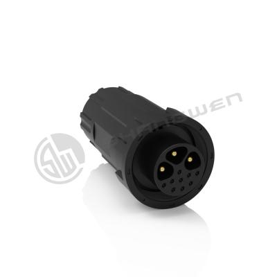 China Self Locking M19 Connector Waterproof IP67 Electrical Female Connector for sale