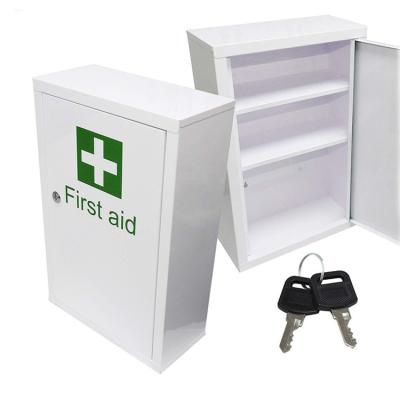 China Customized Empty First Aid Cabinet Lockable For Emergency First Aid Contents for sale